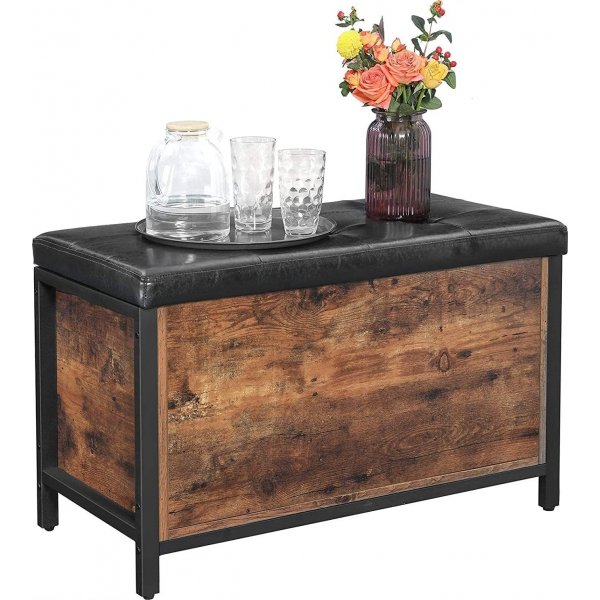 Aufbewahrungstruhe von Tomas - Braun/Schwarz Aufbewahrungstruhe von Tomas - Braun/Schwarz