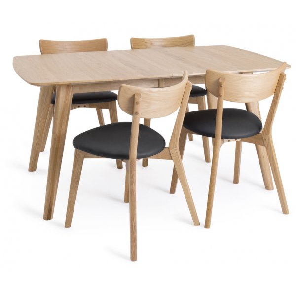 Bito ausziehbarer Esstisch aus geölter Eiche 180-270 cm Bito ausziehbarer Esstisch aus geölter Eiche 180-270 cm