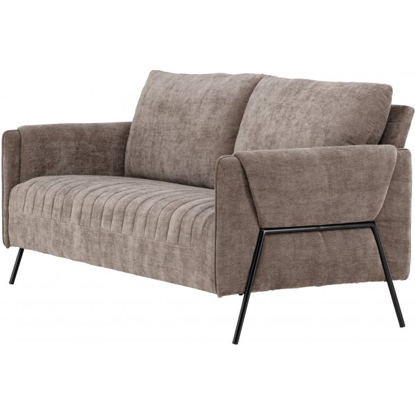 Indigofarbenes 2-Sitzer-Sofa - Beige Indigofarbenes 2-Sitzer-Sofa - Beige