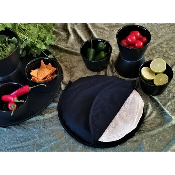 Taco-Set für den täglichen Gebrauch - Schwarz Taco-Set für den täglichen Gebrauch - Schwarz