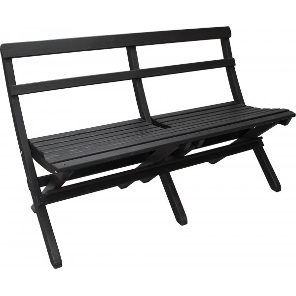 Knohult Gartensofa - Schwarz