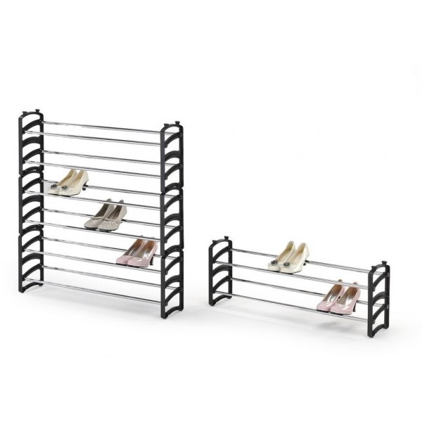 Ridgeway Schuhablage - Schwarz/Chrom