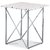 Terrazzo Beistelltisch 50x50 cm - Terrazzo Cosmos & Paladium Untergestell in Chrom