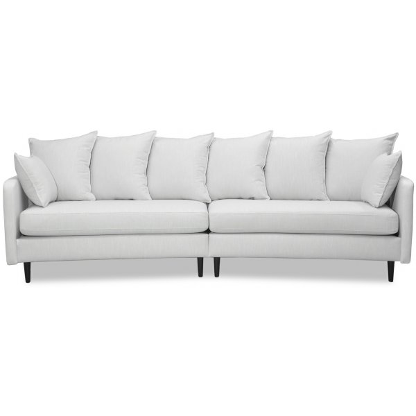 Gotland 4-Sitzer-geschwungenes Sofa 301 cm - Off-white Leinen
