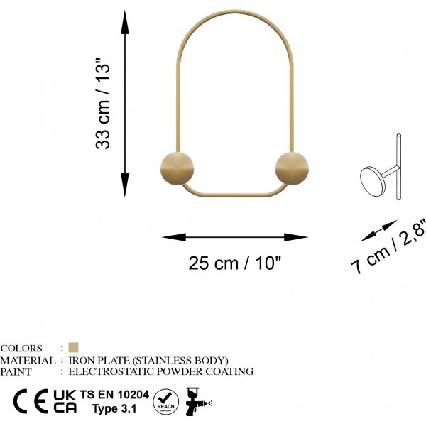 Frosch-Kleiderbgel - Gold
