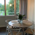 Kundenbild Sunda Esszimmertisch - Weiß/geflochtener Sitz
