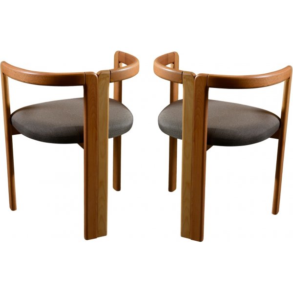 Cerni Esszimmerstuhl 2er-Pack - Eiche/Braun