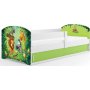 Vejle Kinderbett mit Ablagefach 80 x 160 cm - Optionaler Aufkleber & Farbe