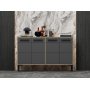 Stria Sideboard - Saphireiche/Anthrazit