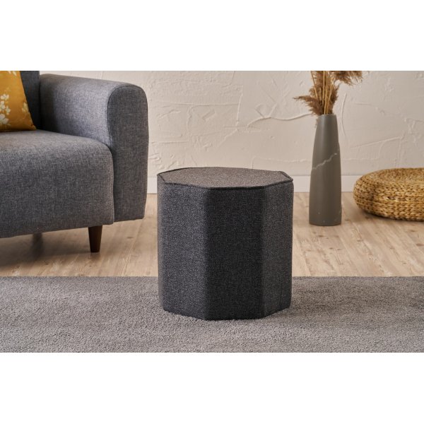 Inozu Pouf - Dunkelgrau Inozu Pouf - Dunkelgrau