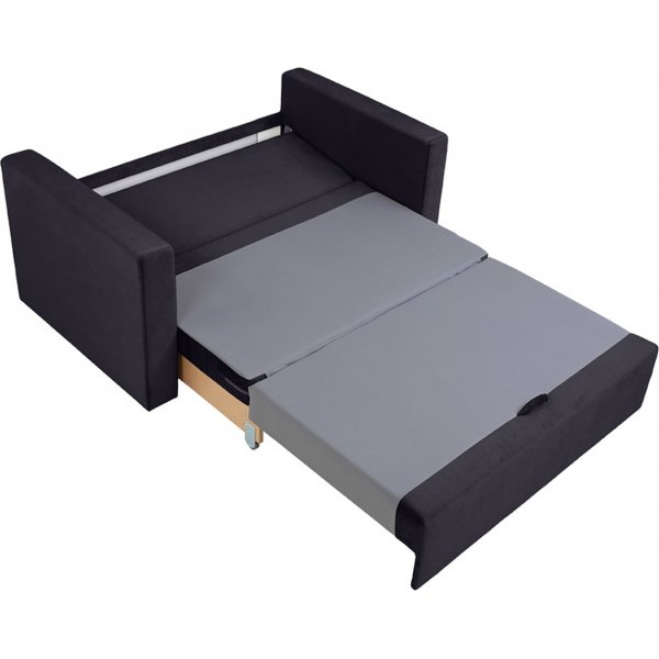 Bunio 2-Sitzer Schlafsofa - Schwarz