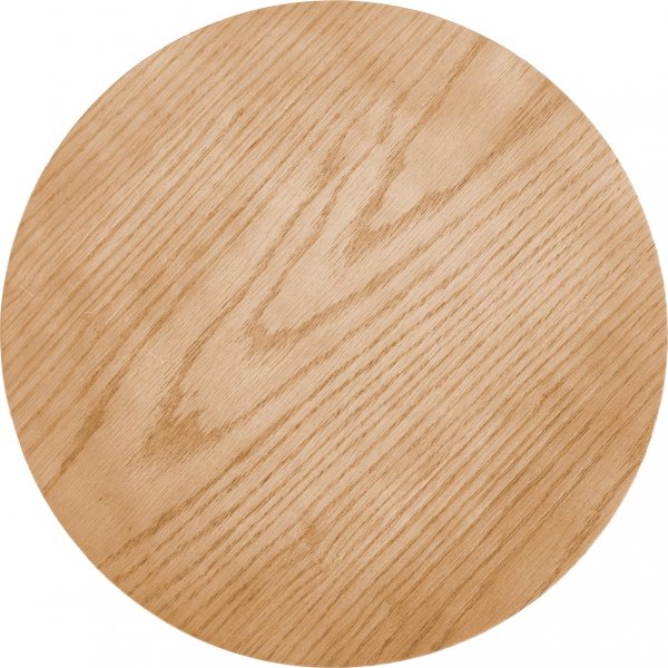 Runder Couchtisch Celie mit Holzlatten 80 cm