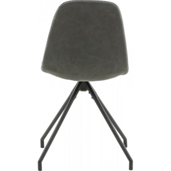 Drehbarer Esszimmerstuhl Bridge - Schwarzes PU Drehbarer Esszimmerstuhl Bridge - Schwarzes PU