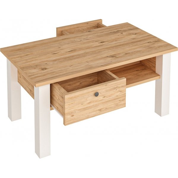 Lissabon Couchtisch 90 x 50 cm - Beige