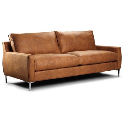 Nordisches 3-Sitzer-Sofa - Jede Farbe und jeder Stoff + Mbelpflegeset fr Textilien