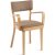 Stuhl mit festem Rahmen - Optionale Farbe des Rahmens und der Polsterung