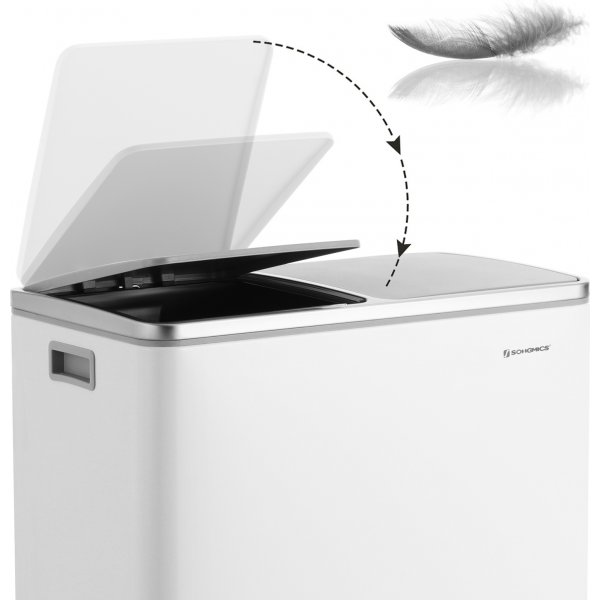 Daloa Abfalleimer 60 l - Weiß Daloa Abfalleimer 60 l - Weiß