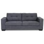 Friday 3-Sitzer-Sofa - Graue Chenille