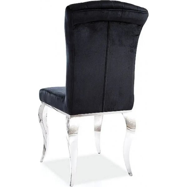 Prince Stuhl - Schwarz/Chrom