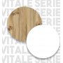 Vitale Schrank 2 - Nussbaum/wei
