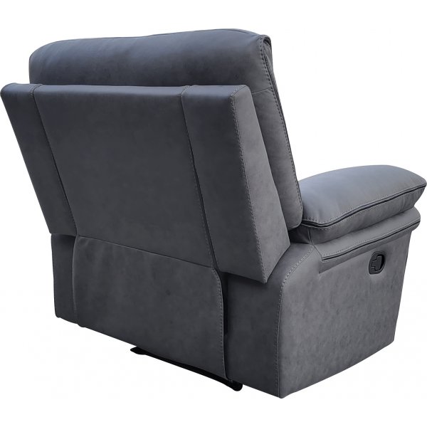 Liegesessel Riverdale - Grau (Mikrofaser) + Fleckentferner fr Mbel