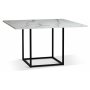 Sintorp Esstisch 120 cm - Weier Marmor (Exklusiver Marmor) + Fleckentferner fr Mbel