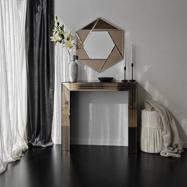 Triono Komforttisch 91 x 30 cm - Bronze