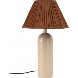 Riley Tischlampe - Beige/Braun - 50 cm