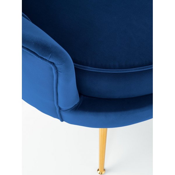 Aromati Sessel - Blau/Gold Aromati Sessel - Blau/Gold