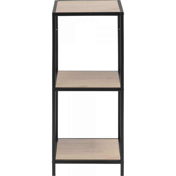 Seaford Bcherregal 35x82 cm - Eiche/schwarz