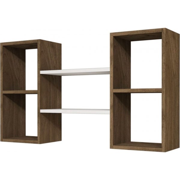 Bambi Wandregal - Wei/Walnuss