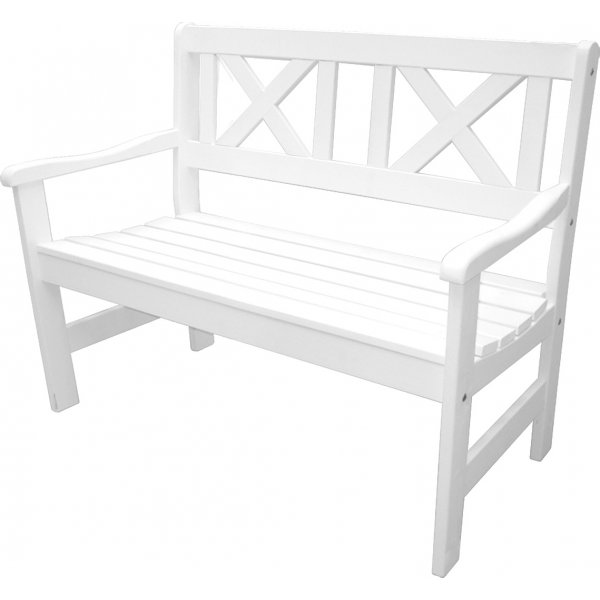 Europa Gartenbank 2-Sitzer - Wei