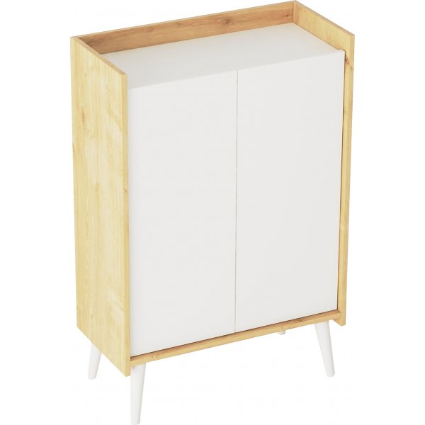 Ruby Schuhschrank - Anthrazit/Eiche