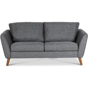 Country 2-Sitzer Sofa - Grau (Stoff)