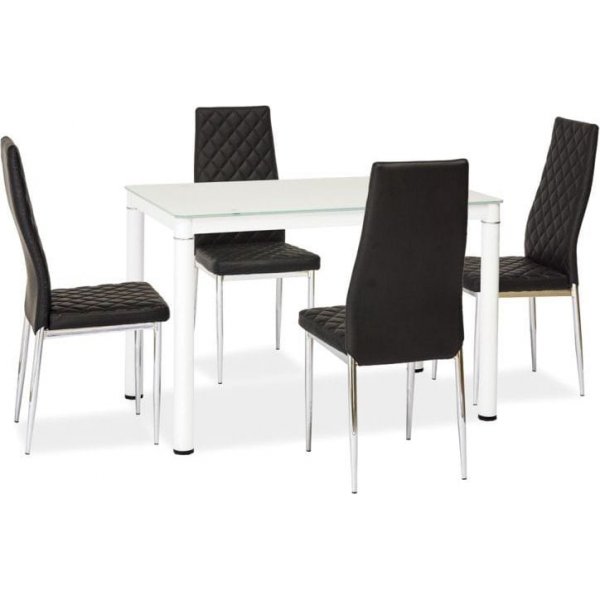 Bartlett Esstisch 100 cm - Weiß Bartlett Esstisch 100 cm - Weiß