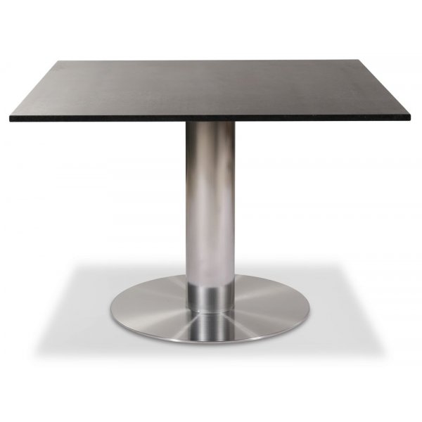 Next 108 cm Esstisch - Gebrsteter Stahl / Marmor (Donau-Granit)