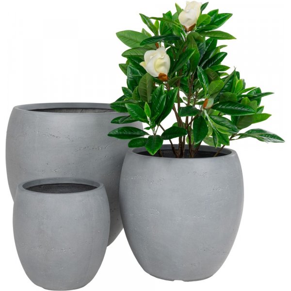 Marton Tpfe - Grau - 3 Stk