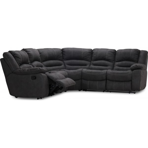 Kensington Manuelles Ecksofa - Grau