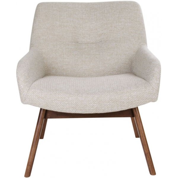 London Sessel - Sand/Nussbaum + Textilpflege für Möbel London Sessel - Sand/Nussbaum + Textilpflege für Möbel