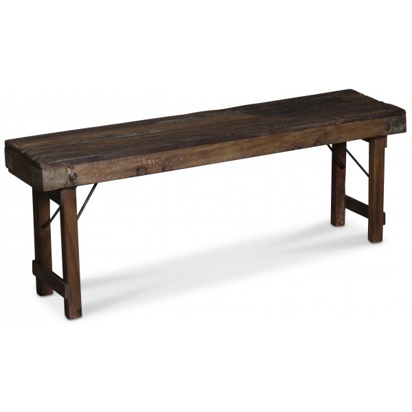 Benjamin, zusammenklappbare Bank - Vintage Holz