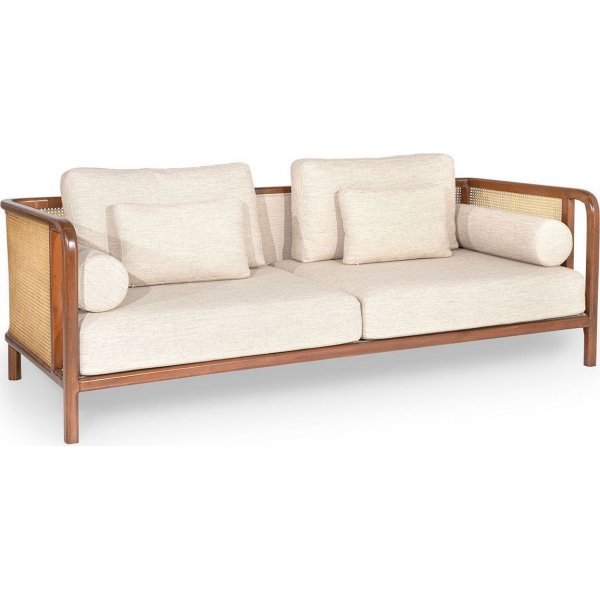 Peanut 3-Sitzer-Sofa - Creme