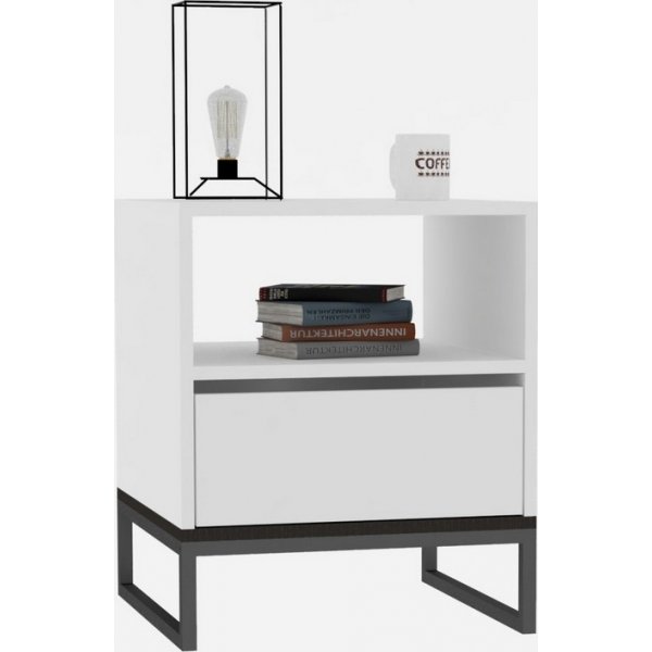 Lindau Nachttisch - Weiß Lindau Nachttisch - Weiß