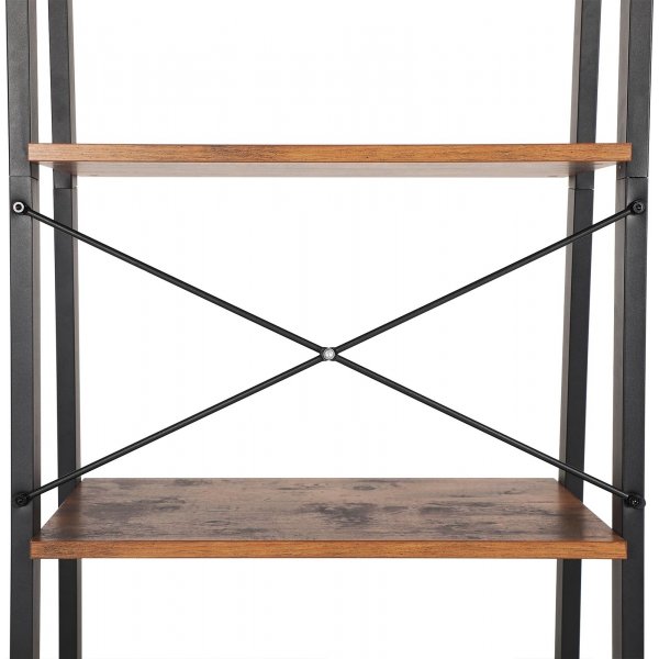 Petter Stufenregal 137,5 cm - Braun/Schwarz Petter Stufenregal 137,5 cm - Braun/Schwarz