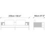 Sofa Peanut - 255 cm