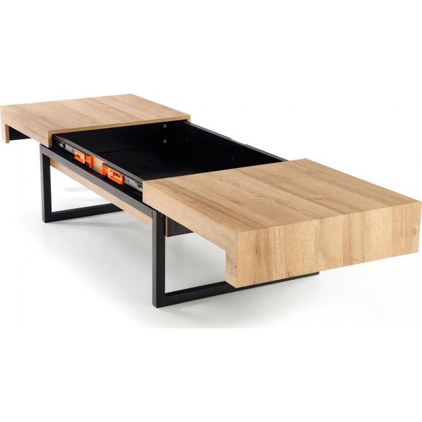 Ready Couchtisch 110 x 60 cm - Eiche/schwarz