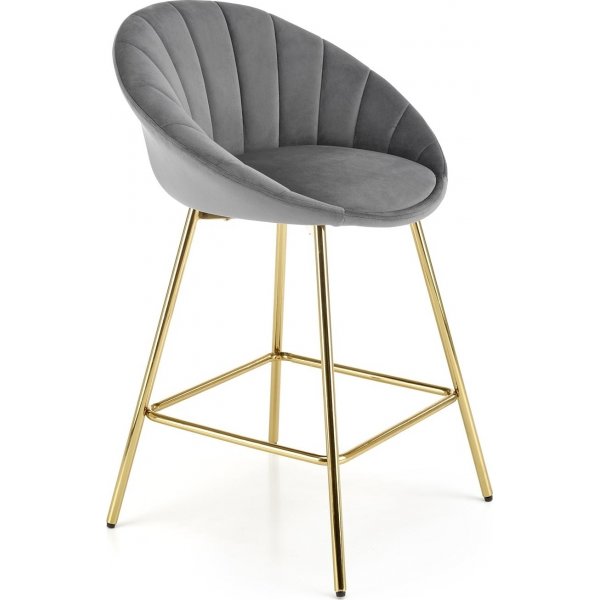 Pelican Barhocker 112 - Grau/Gold Pelican Barhocker 112 - Grau/Gold