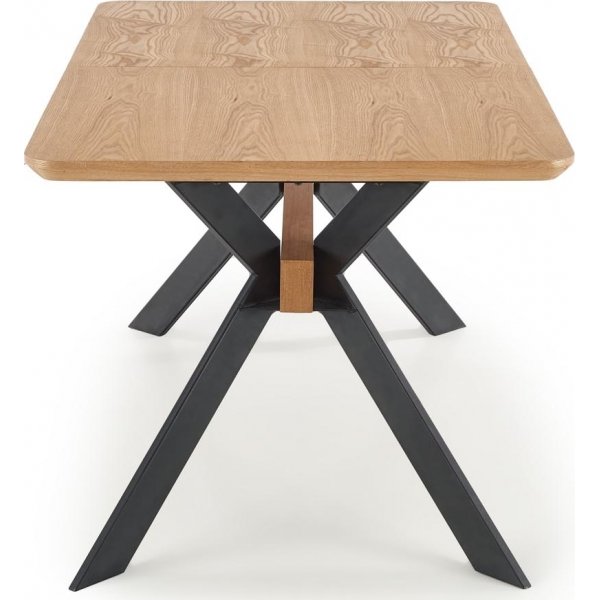 Bermuda Esstisch 160-220 cm - Eiche/schwarz Bermuda Esstisch 160-220 cm - Eiche/schwarz