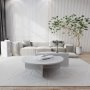 Podium Couchtisch 90 x 90 cm - Wei