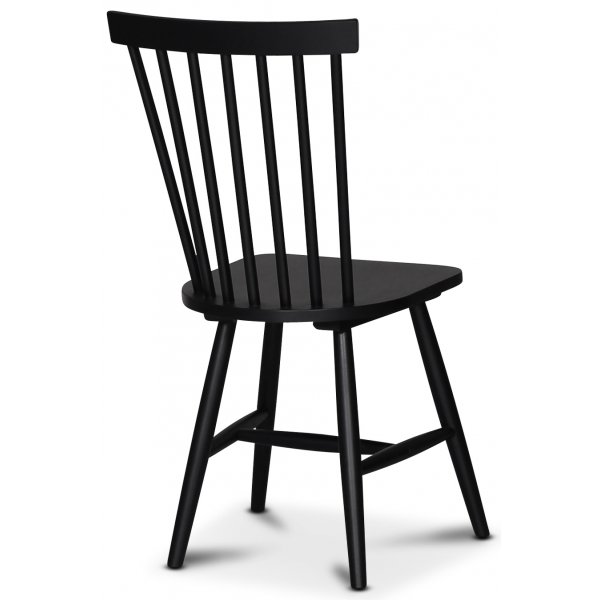 Pin Stuhl Karl - schwarz + Stuhlkissen