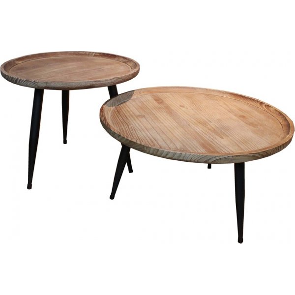 Vega Tisch gro 60 x H33,5 cm - Natur